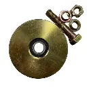 Sliding Gate U Groove Wheel 100mm Diameter no bracket -Class A (1).webp