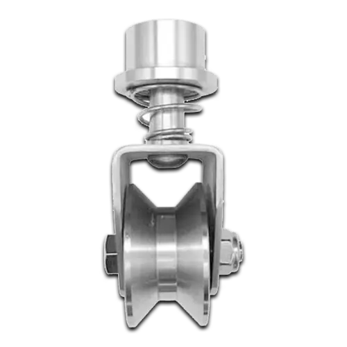 Steel Sliding Gate 360 Turn Wheel Y Groove 60mm External double bearing.webp