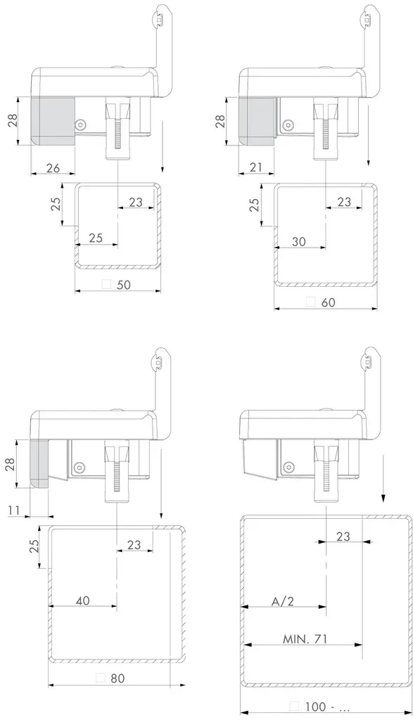 Locinox Electric strike for Swing Gates for H- Metal & H-Wood insert locks - Fail Open (1).webp