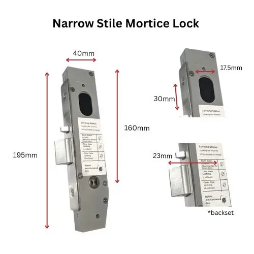 Lockton PASSAGE Kit Oval Insert Mortice Lock - Complete Kit - 50x50 Frame, 23mm Backset, Silver - For Swing Gates (1).webp