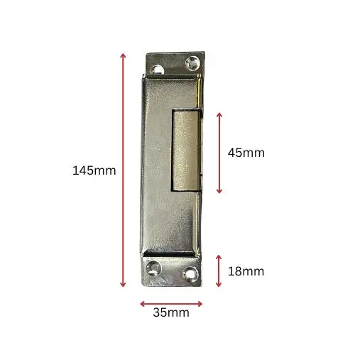 Electric Strike for Generic Mortice Locks, Fail Close - 12V DC.webp