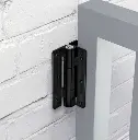 Kwikfit Aluminium Hinges Wall to Gate Self Closing  - pair.webp