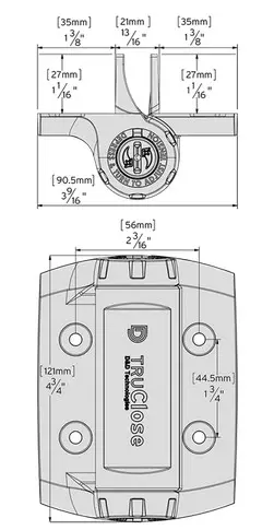 Heavy Duty Tru Close Self Closing Gate Hinge 70kg Black Trim no leg (1).webp