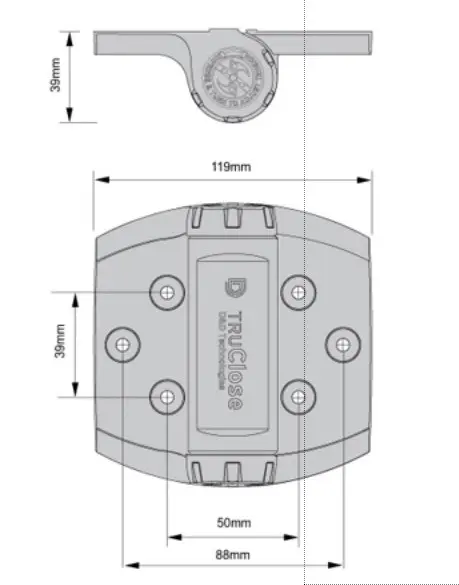 Heavy Duty Tru Closing Self Closing Gate Hinge 70kg no Leg.webp