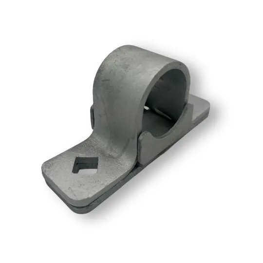 Swing Gate Hot Dip Galvanized Pipe Hinge Strap (Loose Fit, 32NB, Diamond Hole) - Strap Part Only (2).webp