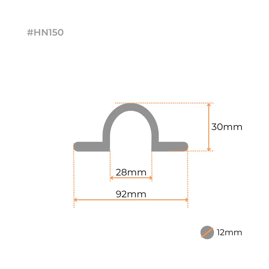 Swing Gate Hot Dip Galvanized Pipe Hinge Strap (Loose Fit, 20NB) - Strap Part Only (2).webp