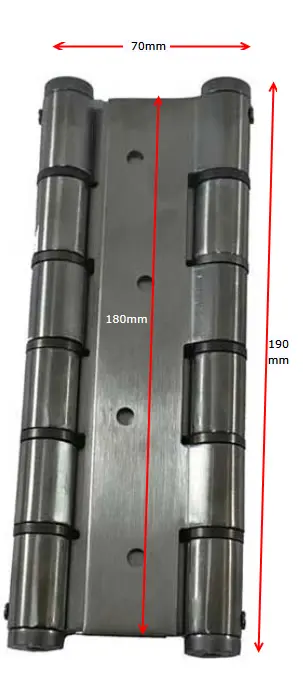 316 Marine Grade Stainless Steel Self-Closing Hinge - Double Action - Single.webp