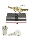 [FK379] Euro Key Barrel 70mm 5 Pin Double keyed Cylinder C4- Chrome - Key different..webp
