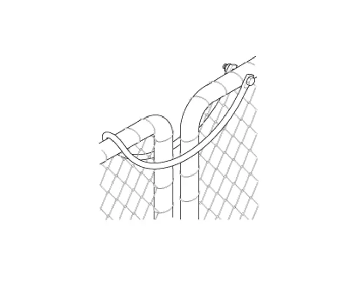 Galvanised Double Farm gate bow latch 20NB (1).webp