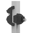 D&D LokkLatch Deluxe Gate Latch Short Bolt- Black, Double Sided, Keyed Alike (1).webp