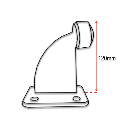 Sliding Gate End Stopper Floor mount 118mm.webp
