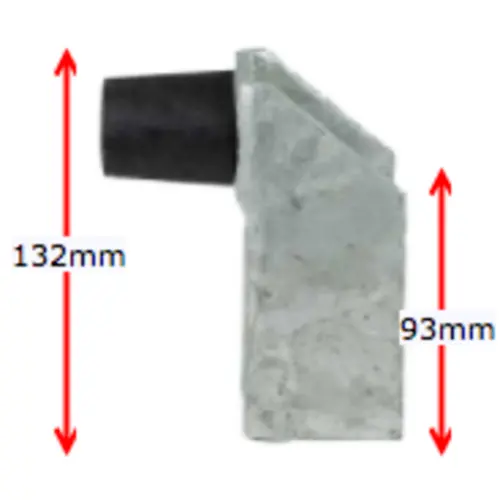 Weld on Gate Stopper 132 mm.webp
