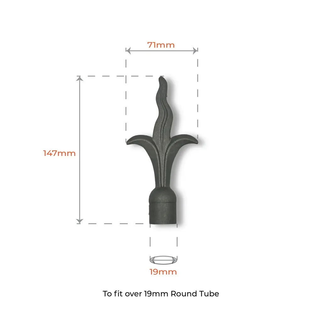 Aluminium Spear Top Fence-Picket Snake female 19 mm  (1).webp