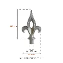 Aluminium Fence Spear_ Victoria Male to fit inside 19mm Square Post.webp