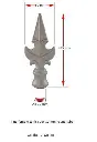 Aluminium Female Spear - Round 19mm - King.webp