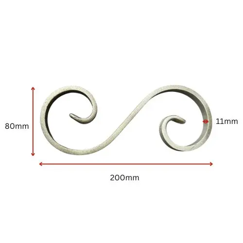 DS - Scroll  200x80x12x6mm - Zinc.webp