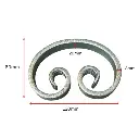 Steel C Scroll 120x80x20x6mm - Zinc Plated.webp