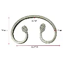 Steel C Scrolls  125x 80 x 8 mm with notched - Zinc Plated.webp