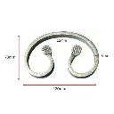 Steel C Scrolls 120mm x78mm x 12 x 6 mm - Zinc Plated.webp
