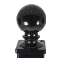 Aluminium Post Ball Cap for 50x50 mm Tube - Satin Black