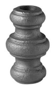 Cast Bushes/Rook size 65x45mm for Round tube 20mm Dia