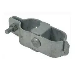 [HN052] Galvanised Round To Round Hinge - Two-Part, 40NB x 32NB (48x42mm) - Single