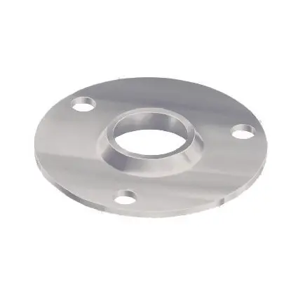 [SE320] Circular Steel Base Plate Sleeve: 40NB / 48mm Round Post, 3 Holes