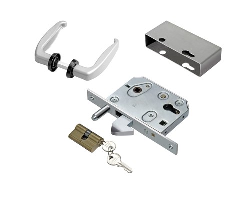 Comunello Sliding Gate Lock for 40x40mm gate frame Complete Kit