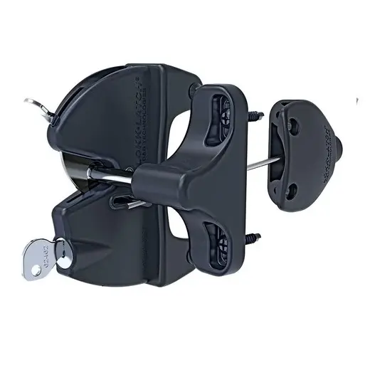 [FK420] D&D LokkLatch General Purpose Gate Latch- Black Lock, Double Sided (LLAAB)