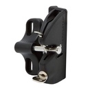 D&D LokkLatch General Purpose Gate Latch- Black Lock, Single Sided, Keyed Different LLAA