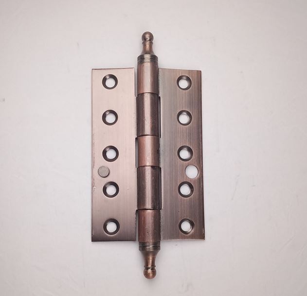 [HN940] Stainless Steel Decorative Butt Hinges - 150x100x2.5mm, Rusted Finish - Pair