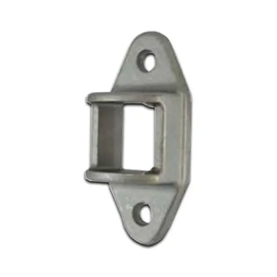 [BKRB516] Aluminium Fence Rail Bracket, 30x30mm Tube, Double Lug, 2 Hole