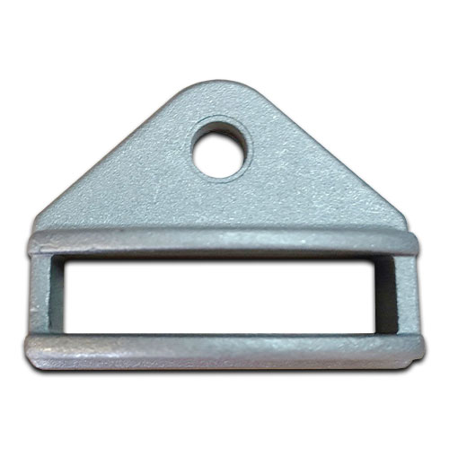 Aluminium Fence Rail Bracket, 40x10mm Tube, Single Lug, 1 Hole