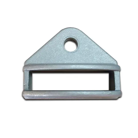 [BKRB508] Aluminium Fence Rail Bracket, 50x10mm Tube, Single Lug, 1 Hole