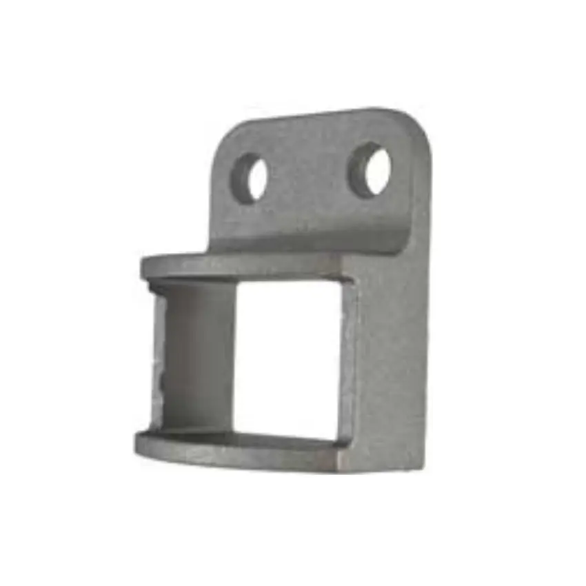 [BKRB518] Aluminium Fence Rail Bracket, 30x30mm Tube, Single Lug, 2 Hole