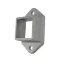 Aluminium Fence Rail Bracket, 50x50mm Tube, Double Lug, 2 Hole