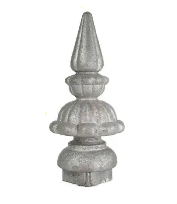 [MS922] Aluminium Fence Spear: Willow Male to fit inside 65x65mm post SHS