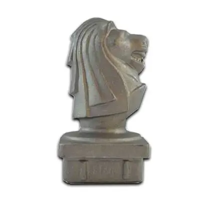 [MS942] Aluminium Lion Head Post Cap for  65x65 mm tube