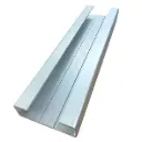 Aluminium Sliding block holder for Picket or uneven ground Gates 400x80x27mm - Silver
