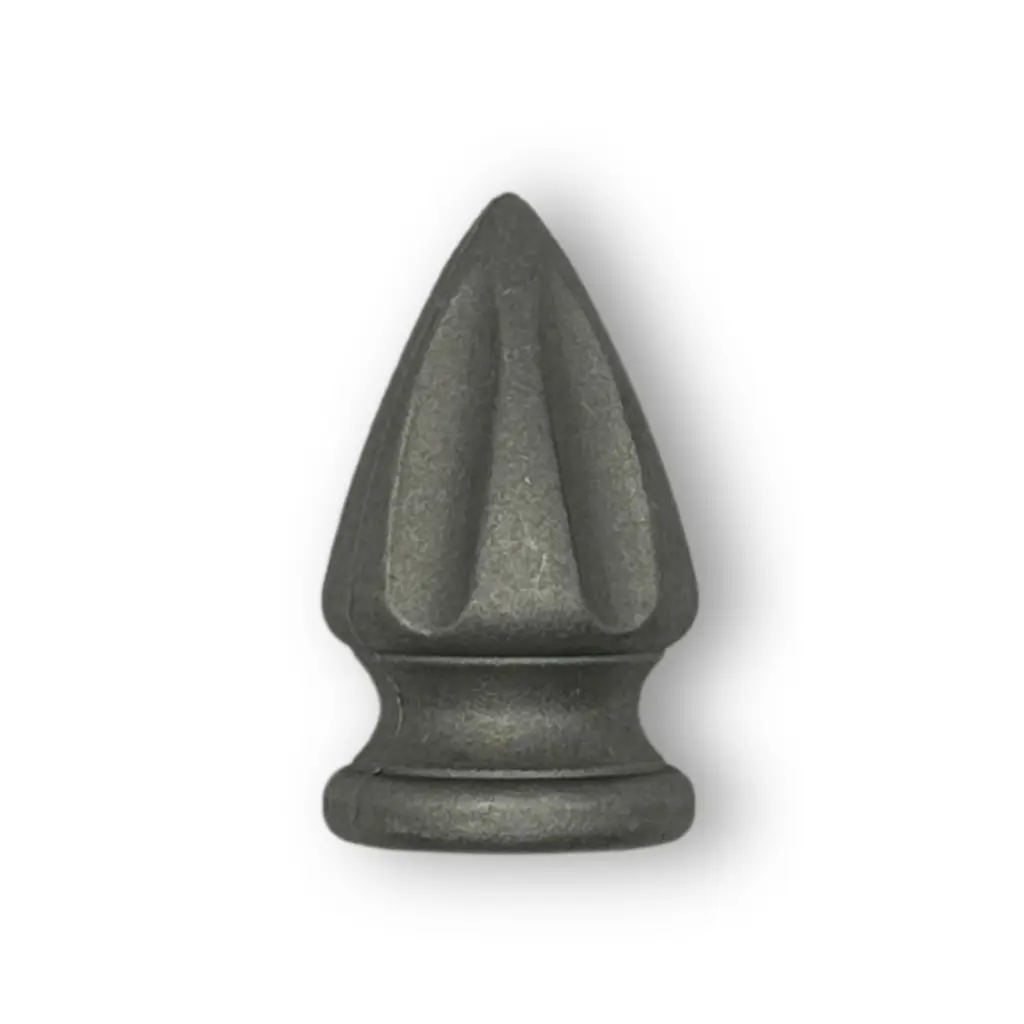[MS862] Aluminium Fence Spear: Bishop Female for tube size 19mm Round Tube