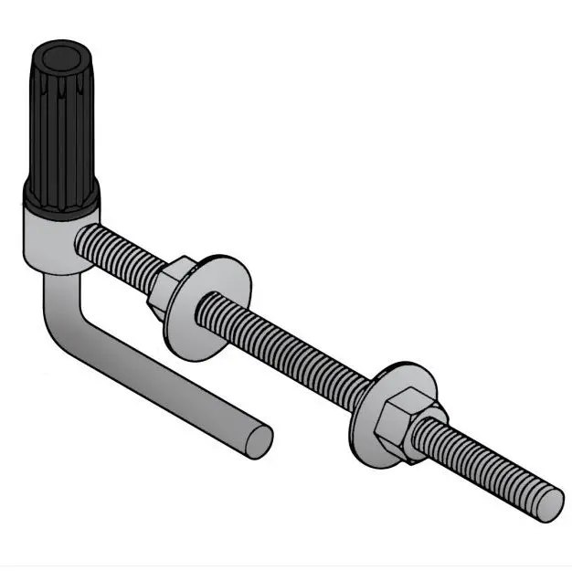 [HN566] Anti-Twist Farm Gate Hinge - 400x25NB