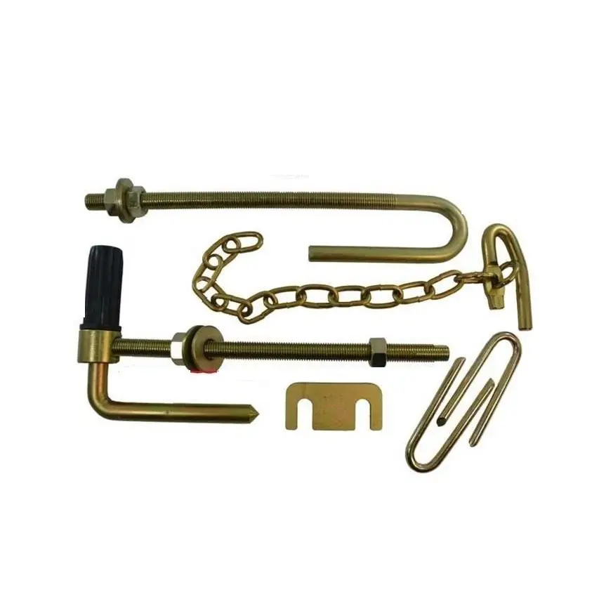 [HN560] Farm Gate Hinge Anti Twist through bolt 275x25NB-Zinc