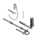 Anti-Twist Farm Gate Hinge Set - 350x25NB