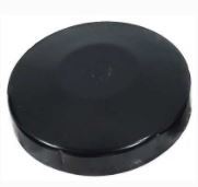 Galvabond  Round End Cap 115mm (100NB) Black