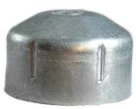 Galvabond Steel Round End Cap for tube 60mm (50NB)