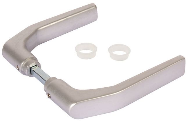 Gate Handle Aluminium with 8mm square 120 mm spindle Locinox 3006J-H