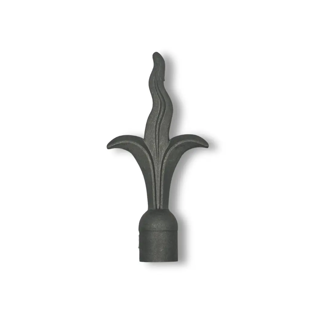 [MS789] Aluminium Fence Spear: Snake Male to fit over 16mm round tube