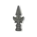 Aluminium Fence Spear: King Female to fit inside 16mm for Round Tube