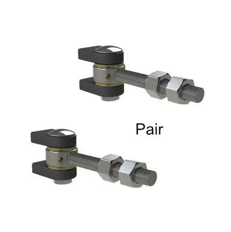 Gatemaster Zinc Plated Adjustable Swing Gate Hinge - 20mm Pin, 145mm Neck, Up To 300kg - Pair