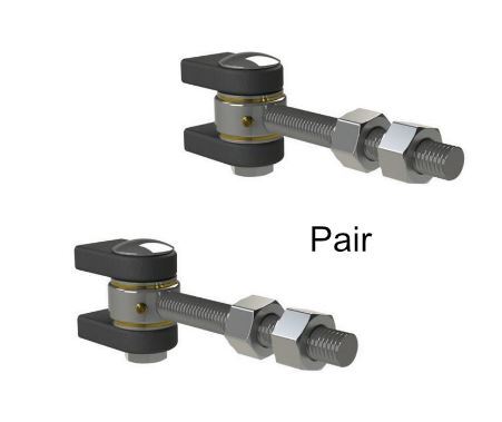 Heavy Duty Adjustable Super Hinge M24 for Gate up to 450kg / Pair